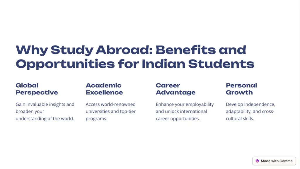 why study abroad benefits and opportunities