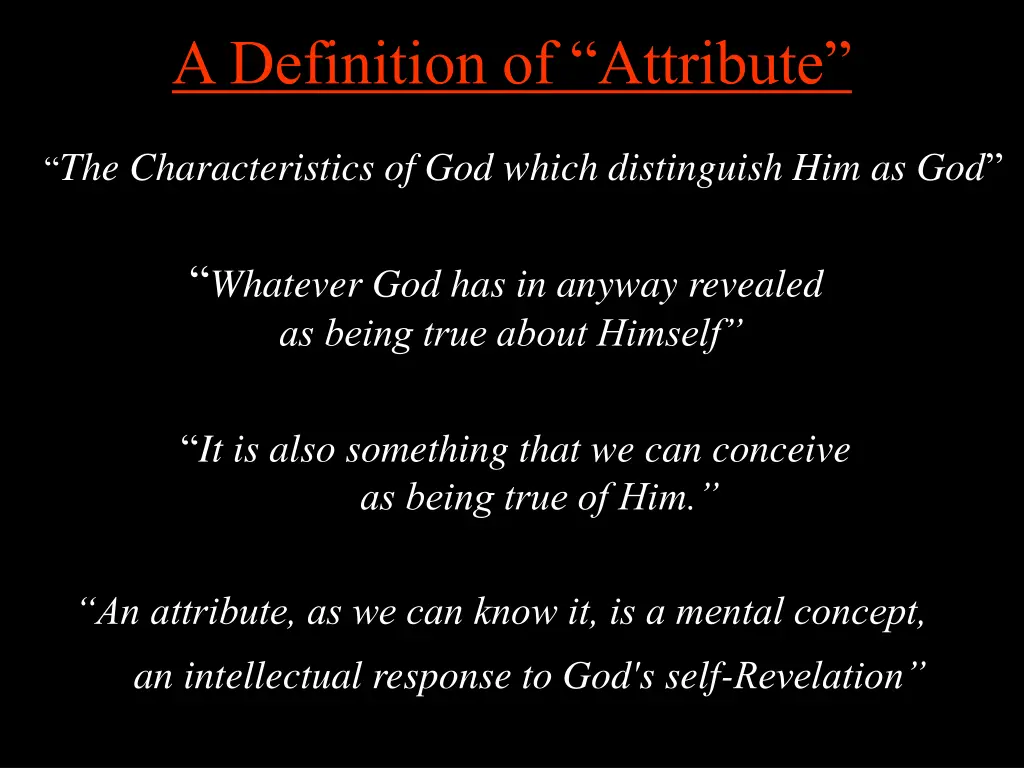 a definition of attribute