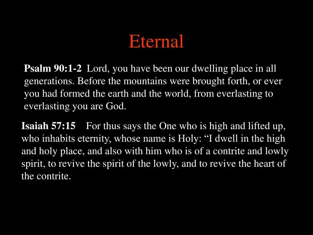 eternal