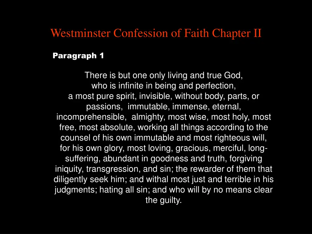 westminster confession of faith chapter ii