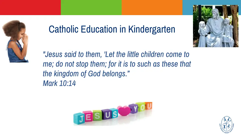 catholic education in kindergarten