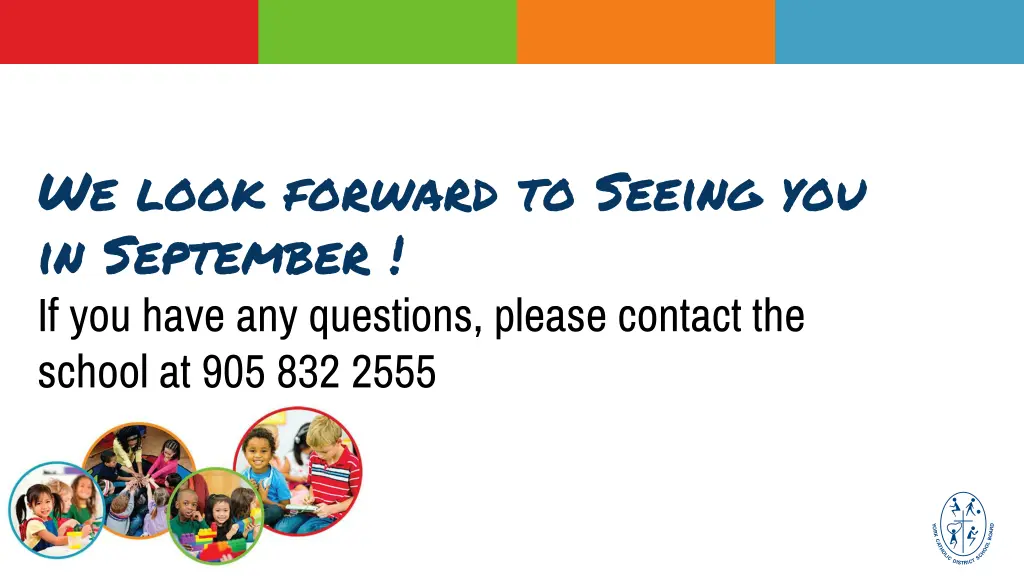 we look forward to seeing you in september