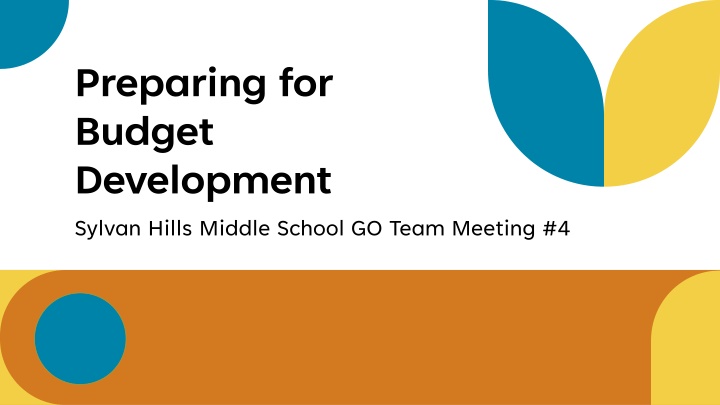 preparing for budget development sylvan hills