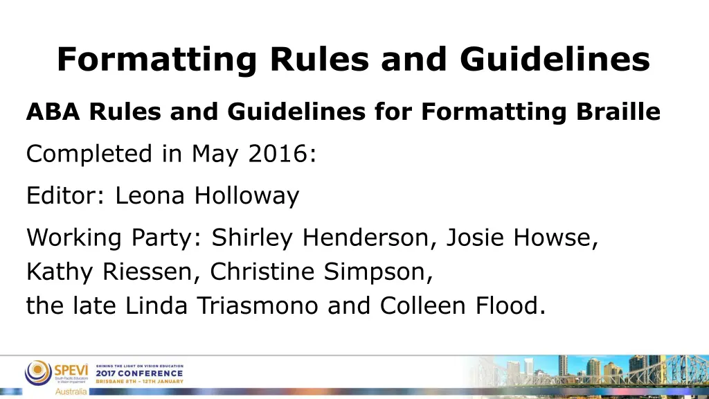 formatting rules and guidelines 1