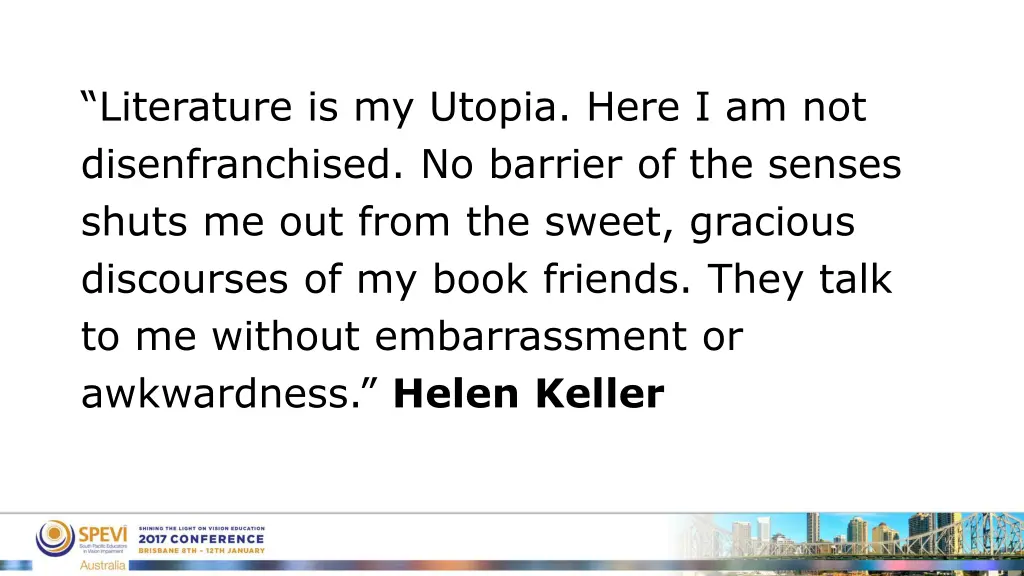 literature is my utopia here