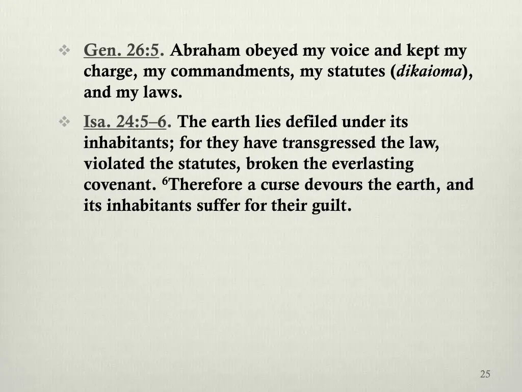 gen 26 5 abraham obeyed my voice and kept