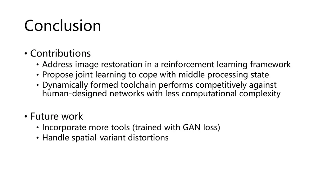 conclusion 1