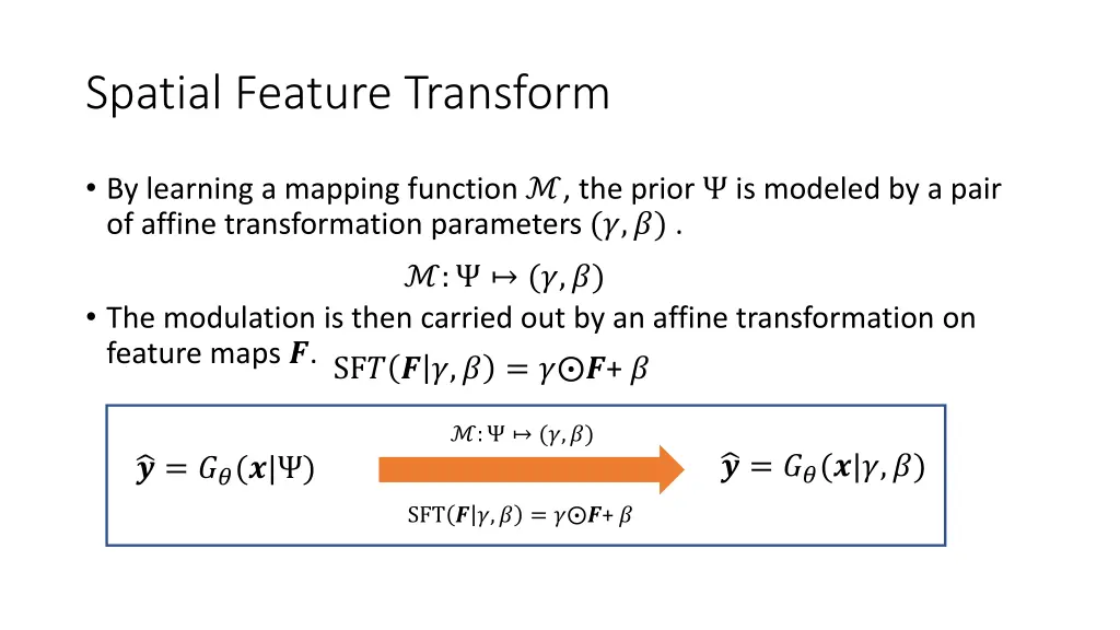 spatial feature transform