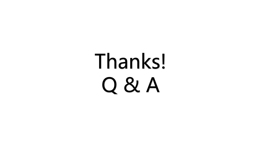thanks q a