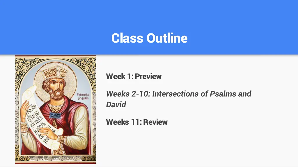 class outline