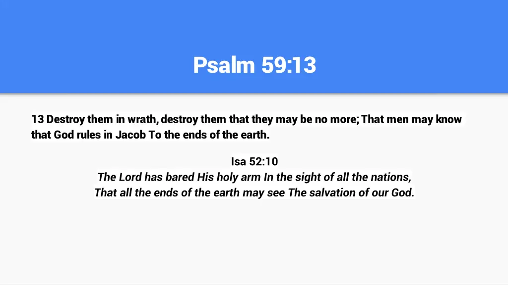 psalm 59 13