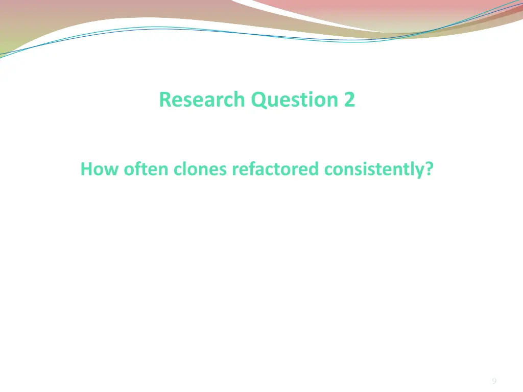 research question 2