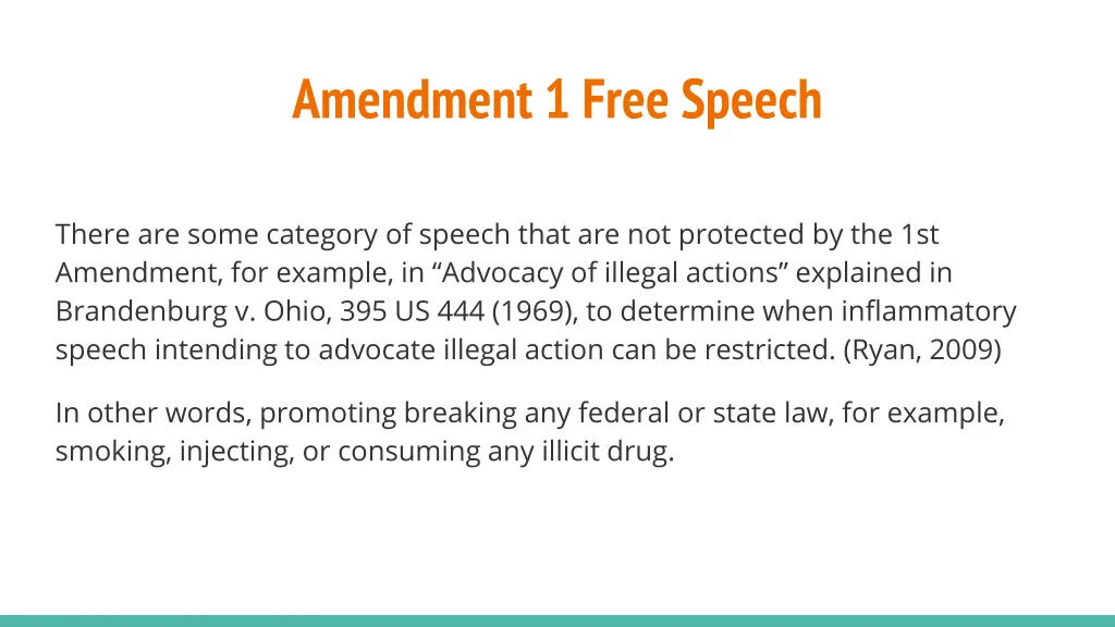 amendment 1 free speech 1