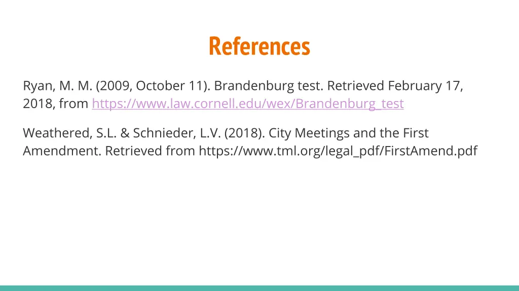 references
