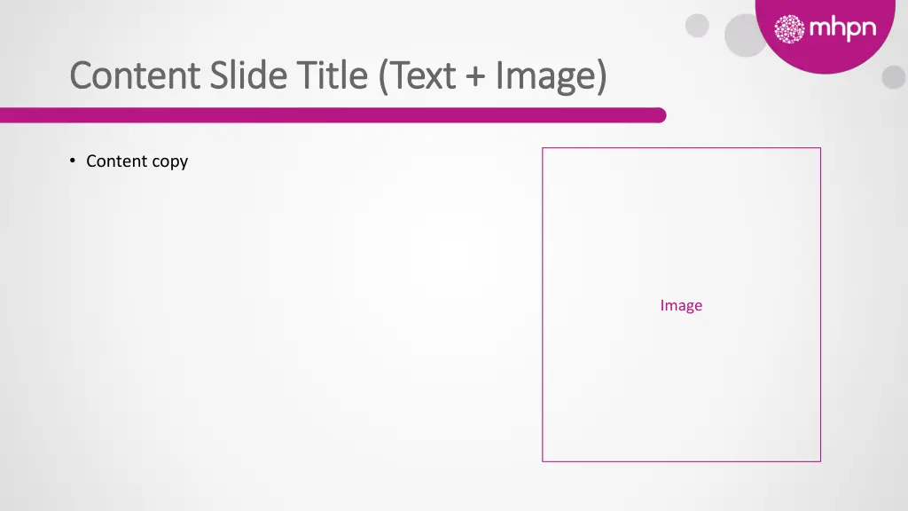 content slide title text image content slide