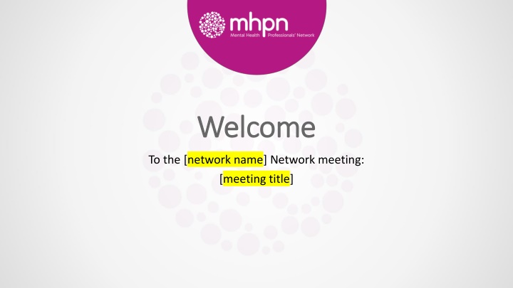 welcome welcome