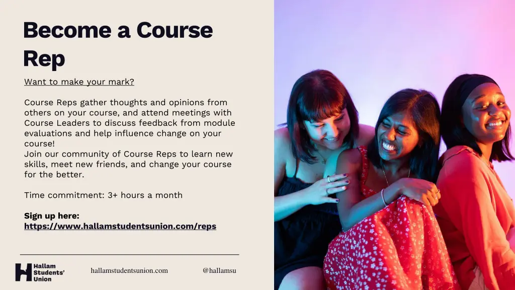 become a course rep