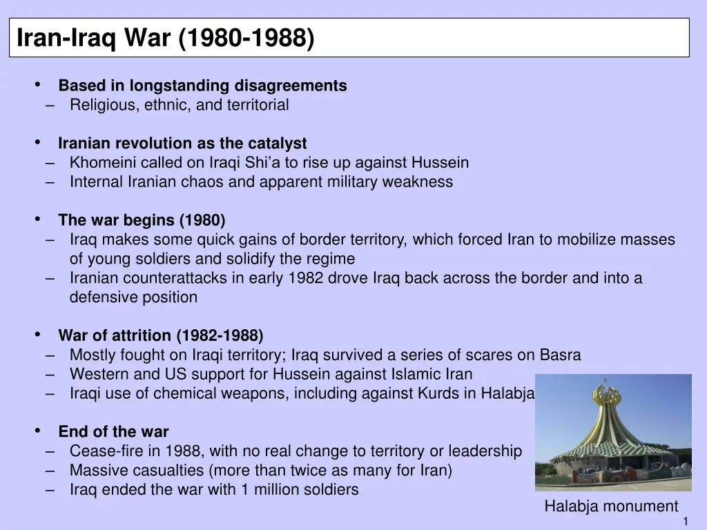 iran iraq war 1980 1988