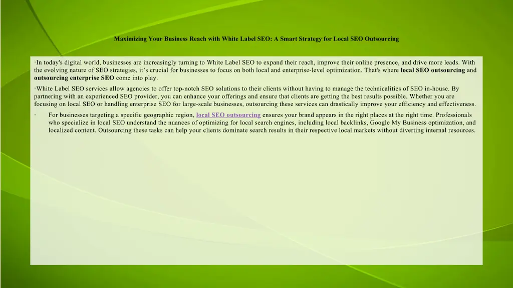 maximizing your business reach with white label