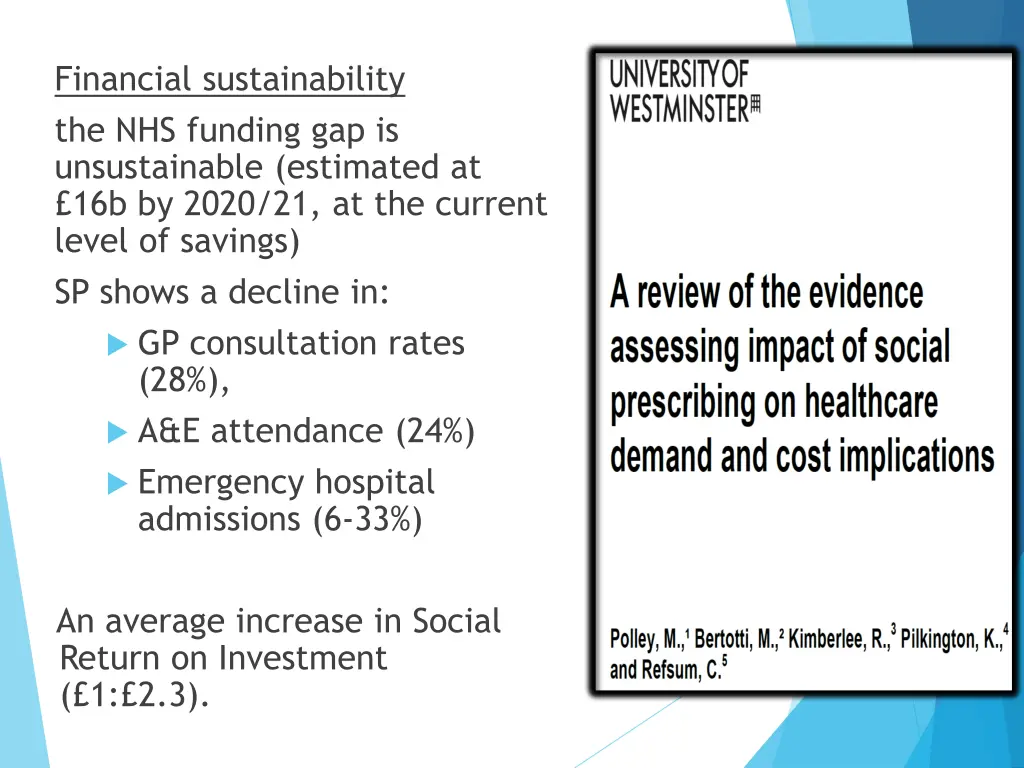 financial sustainability the nhs funding