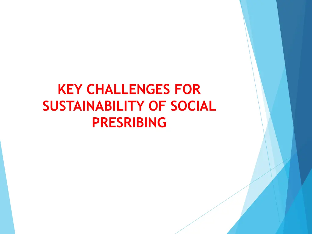 key challenges for sustainability of social