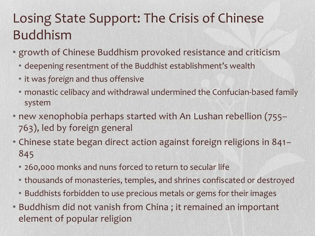 losing state support the crisis of chinese