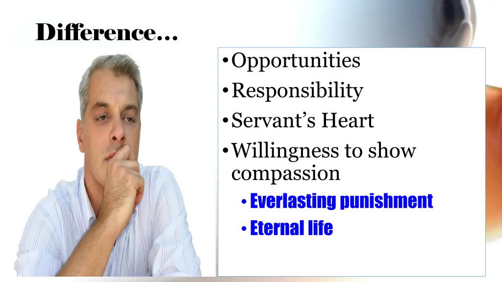 difference
