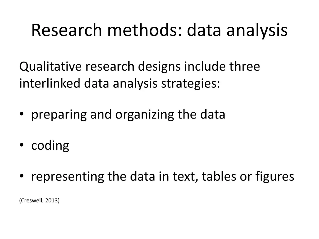 research methods data analysis