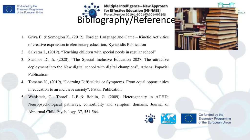 bibliography references