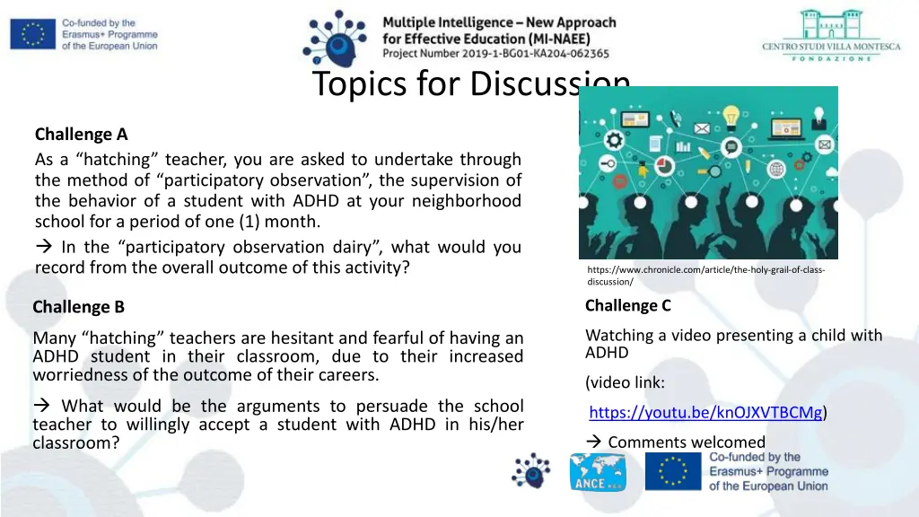topics for discussion