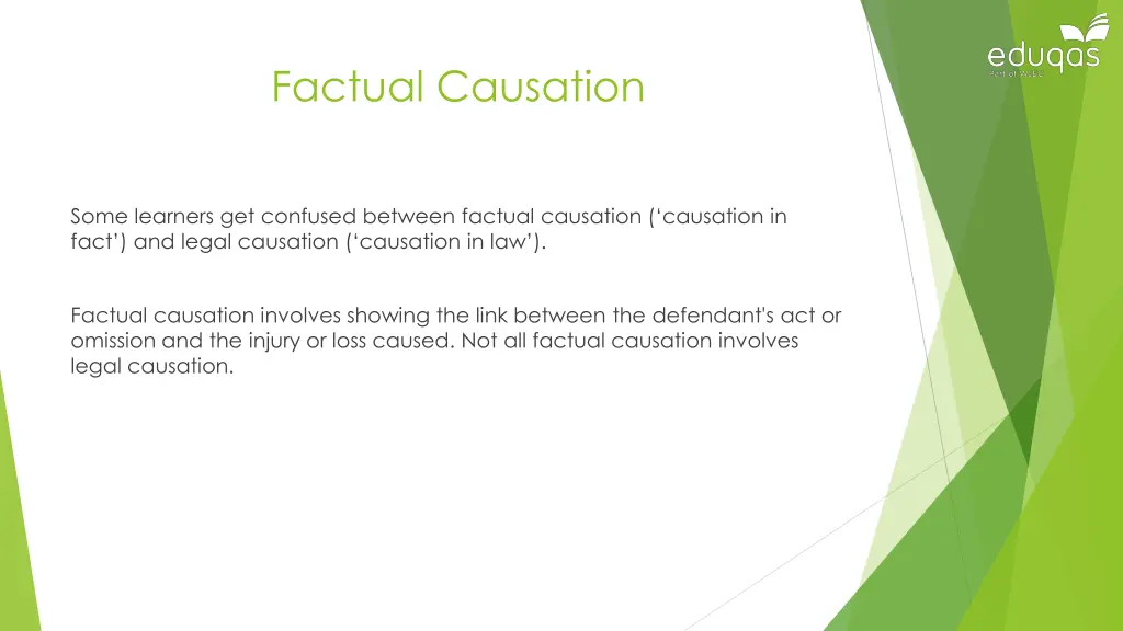 factual causation
