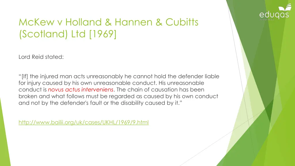 mckew v holland hannen cubitts scotland ltd 1969 1