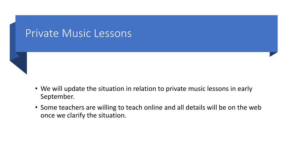 private music lessons