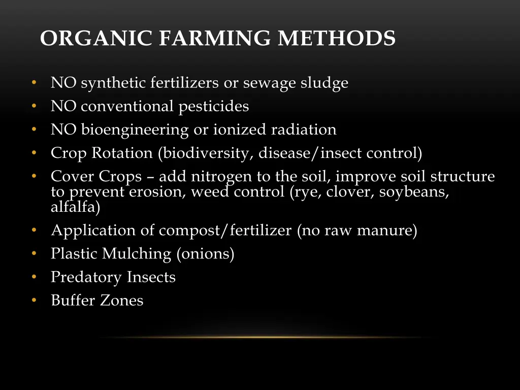 organic farming methods