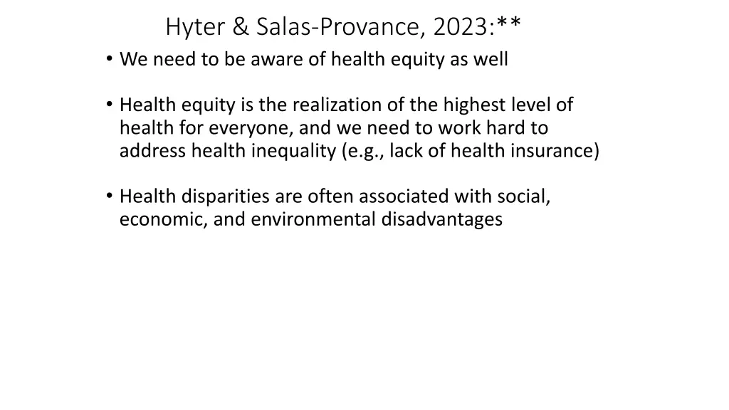 hyter salas provance 2023 we need to be aware