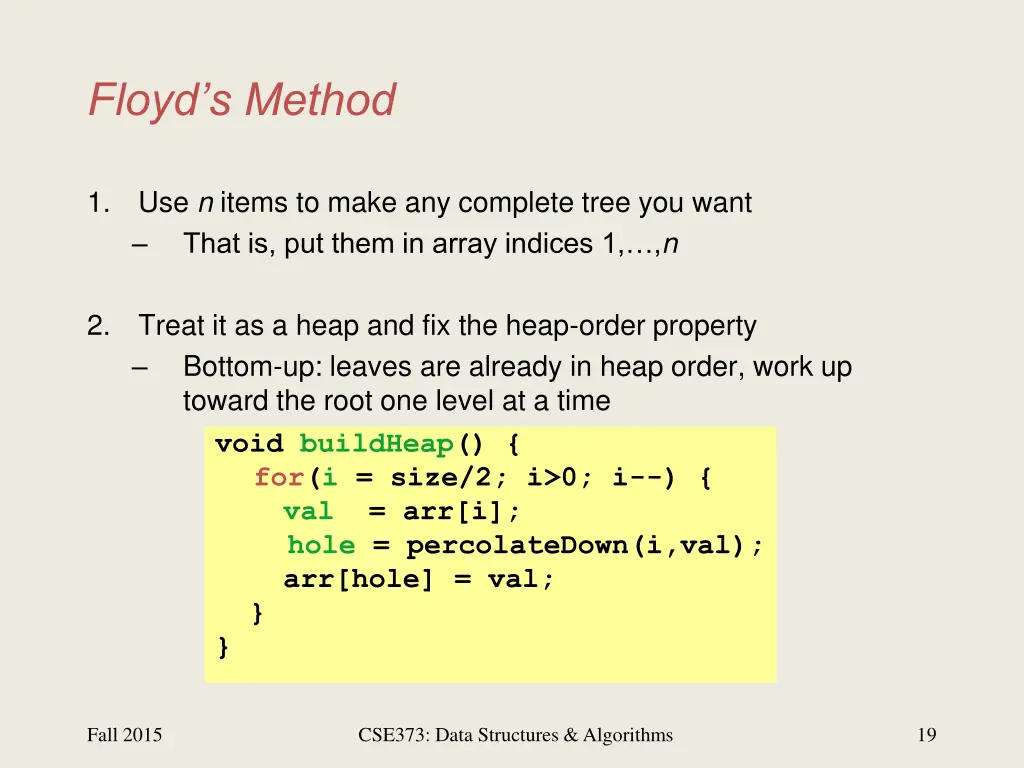 floyd s method
