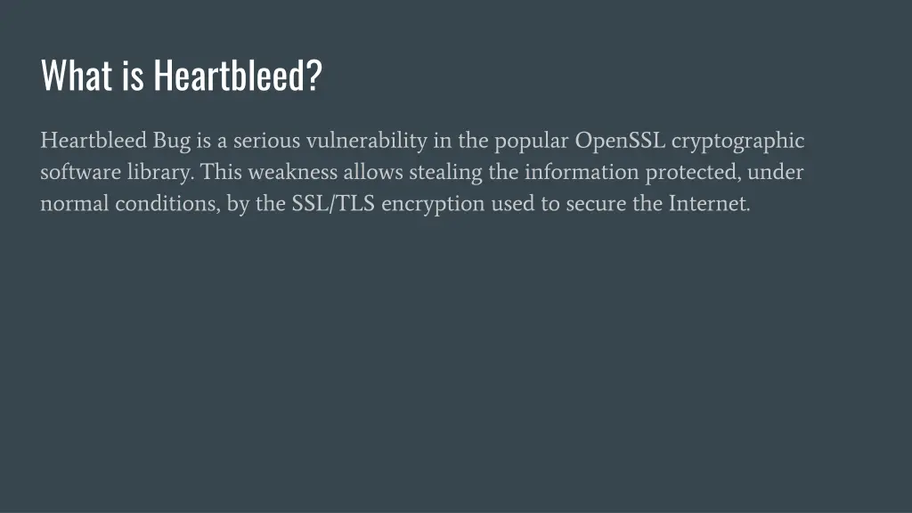 what is heartbleed