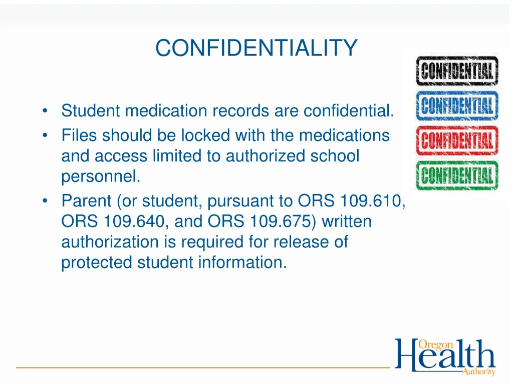 confidentiality