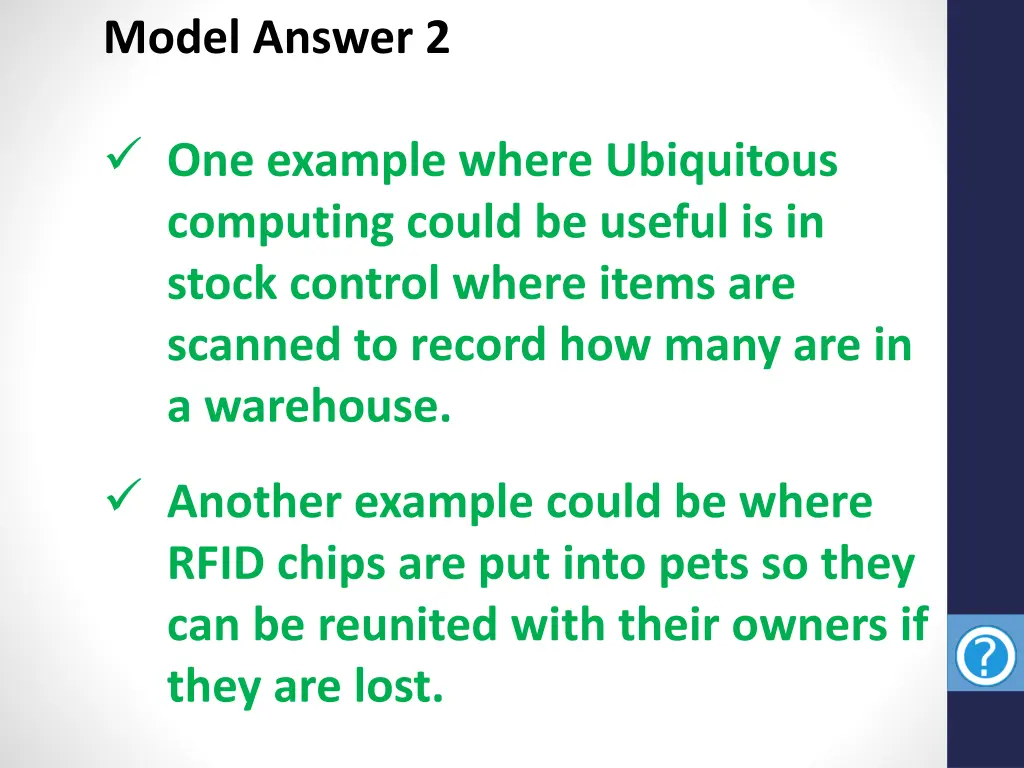 model answer 2