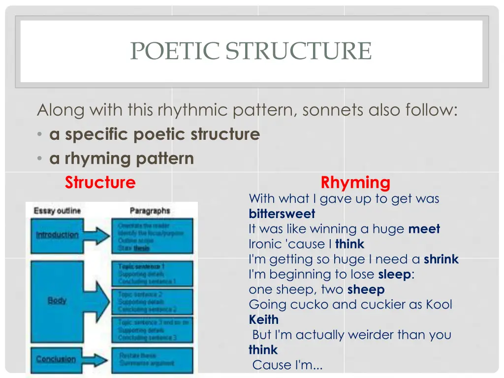 poetic structure