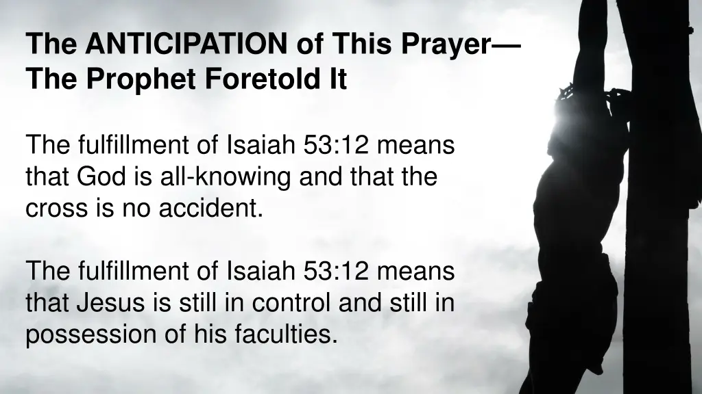the anticipation of this prayer the prophet 2