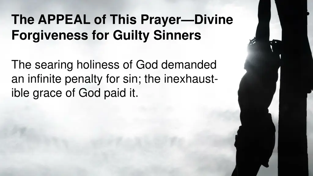 the appeal of this prayer divine forgiveness 1