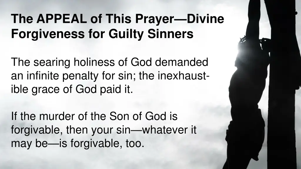 the appeal of this prayer divine forgiveness 2