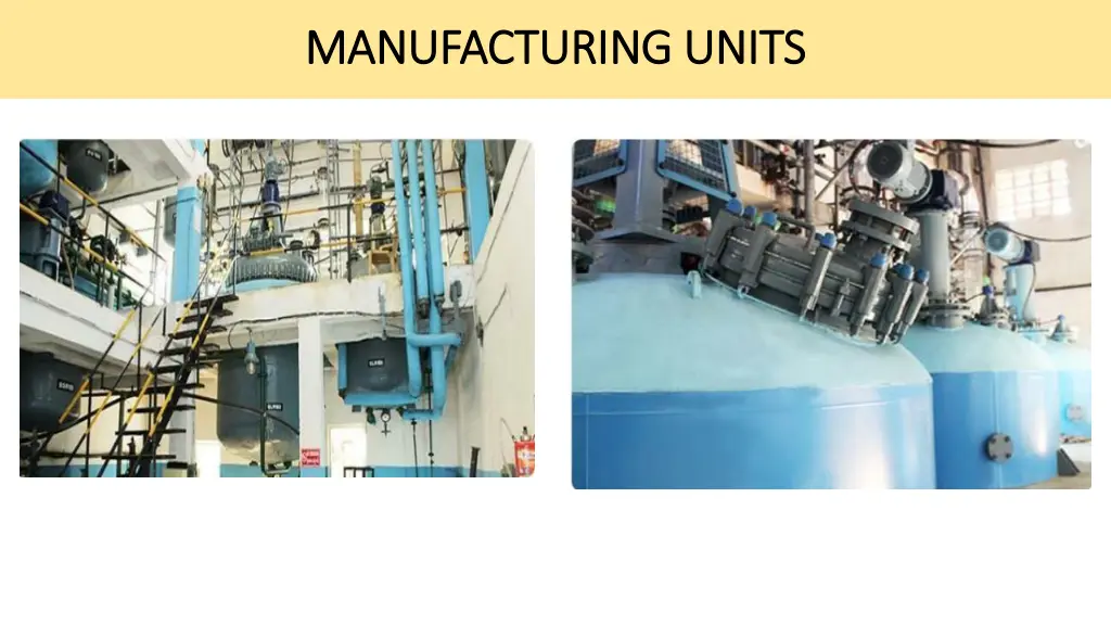 manufacturing units manufacturing units