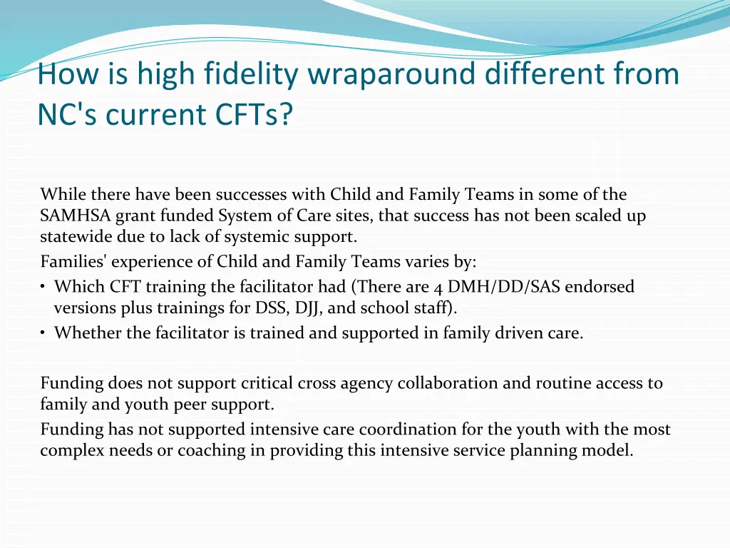 how is high fidelity wraparound different from