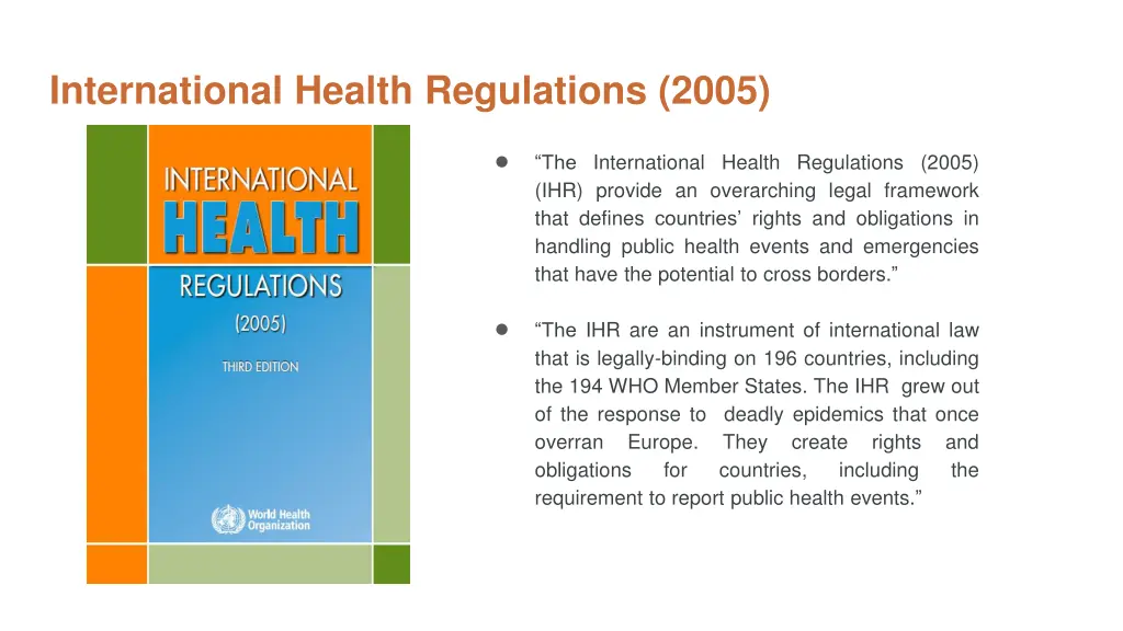 international health regulations 2005
