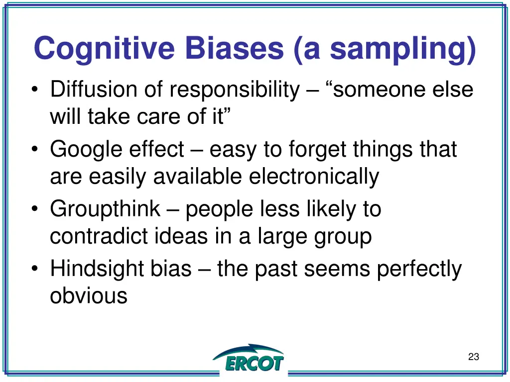 cognitive biases a sampling diffusion