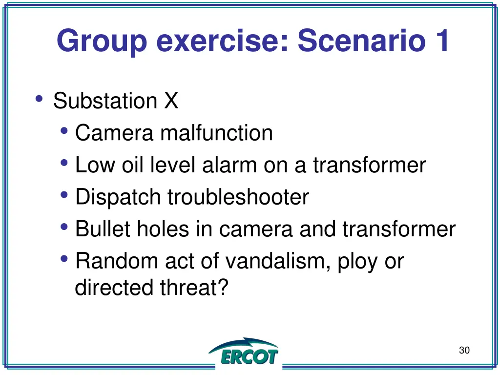 group exercise scenario 1