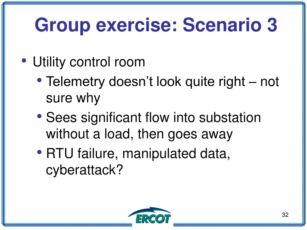 group exercise scenario 3