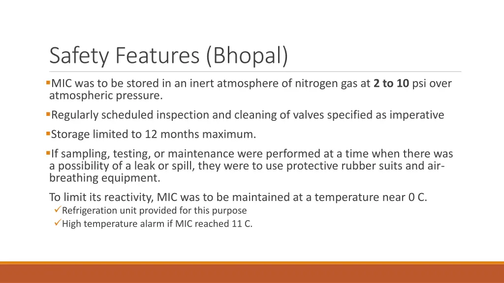 safety features bhopal 2